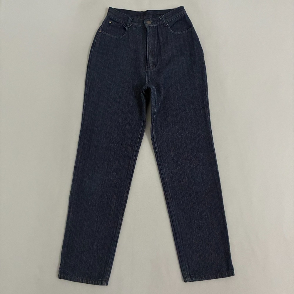 Vtg 80s 90s Sergio Valente Jeans Womens Size 11 Straight High Rise Mom Striped